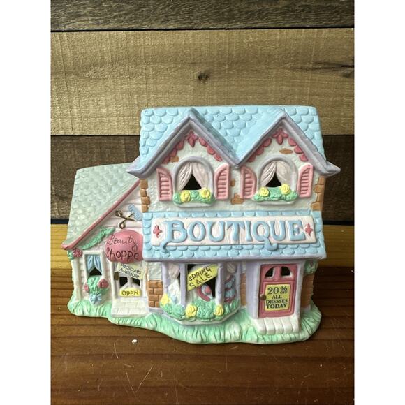 Cottontail Lane Boutique Village 1995 Midwest Cannon Falls Vintage In Box - Picture 1 of 6